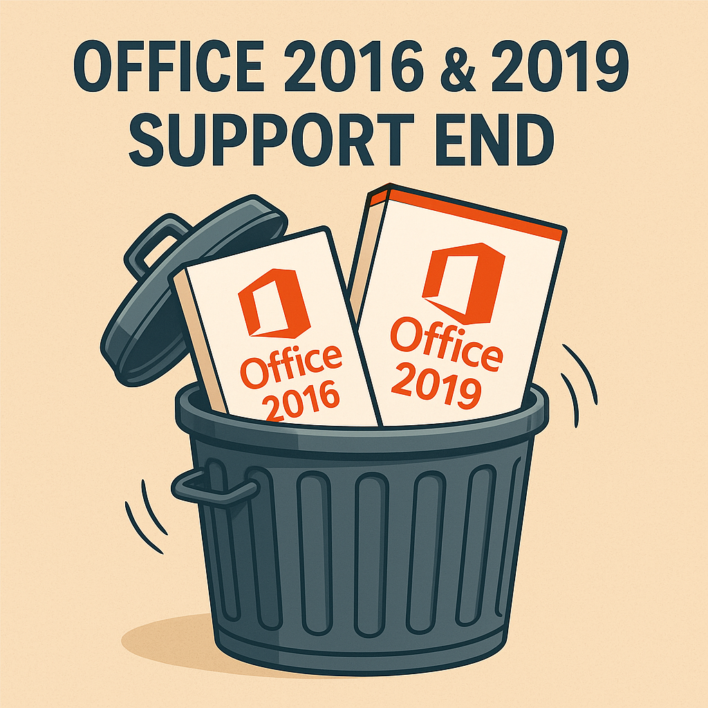Endgültiges aus für Office 2016 & Office 2019 im Oktober 2025
